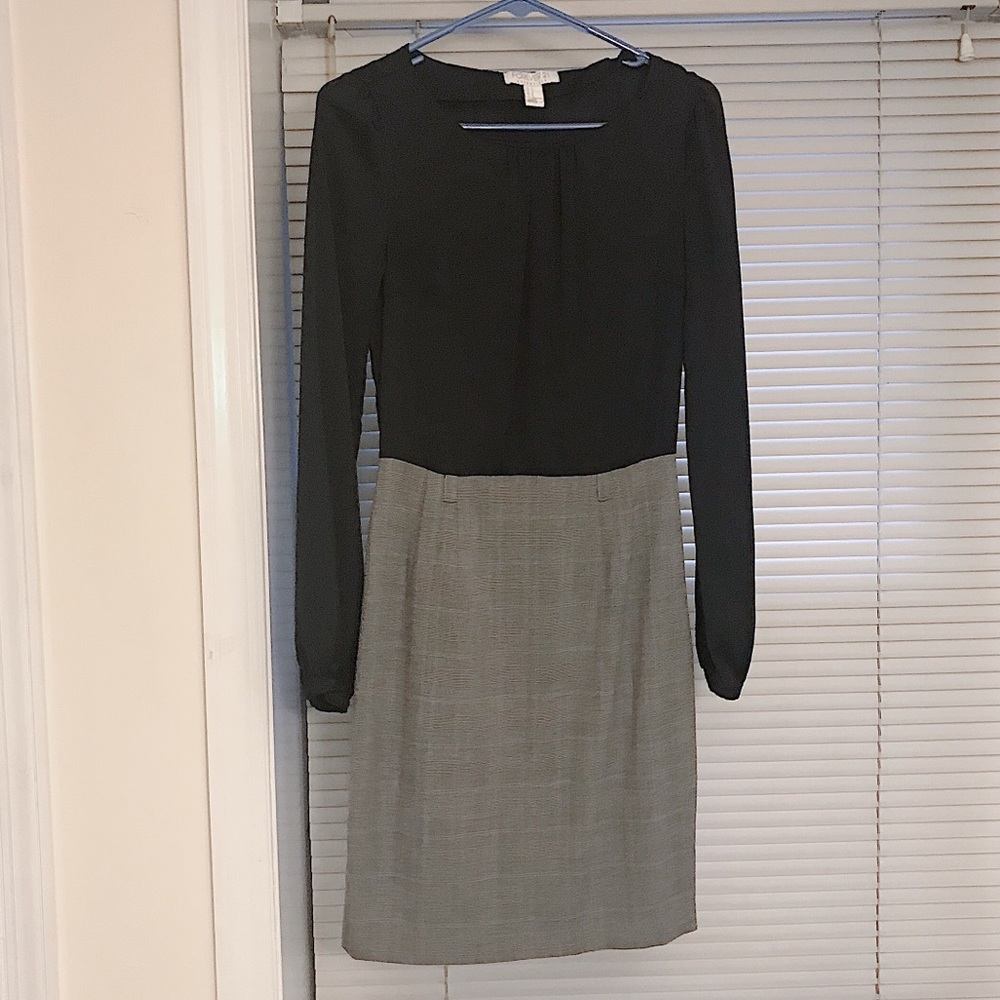 Classy knee length business dress.